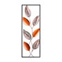 Wallity Leaf 3 Escultura de pared de metal multicolor